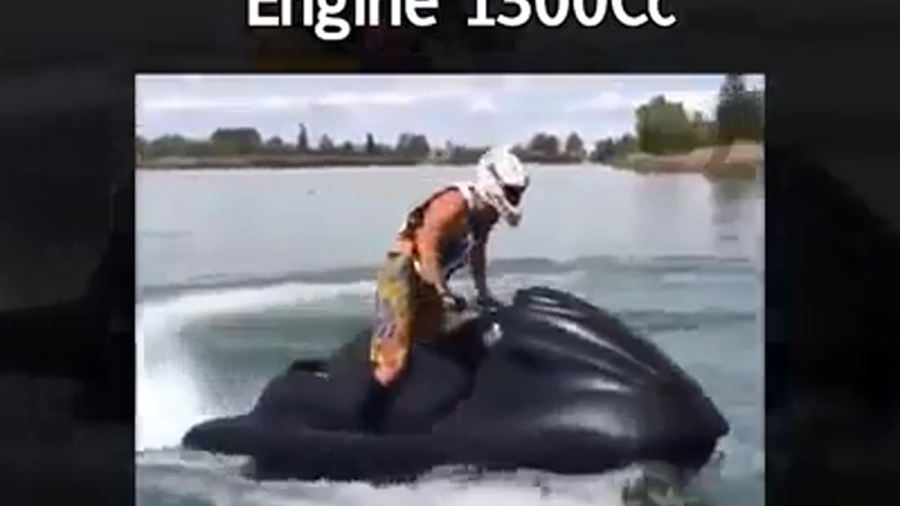 Jet Ski Powered by Hayabusa 1300cc – Insane Speed on Water!