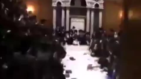 Jewish Ritual Fighting Over Apples (Frobidden Fruit)