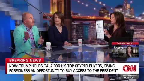 Trump hosts gala for buyers of his crypto coin