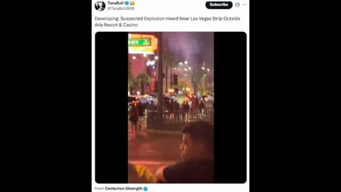 BREAKING NEWS : Explosion and Fire Near The ARIA in Las Vegas
