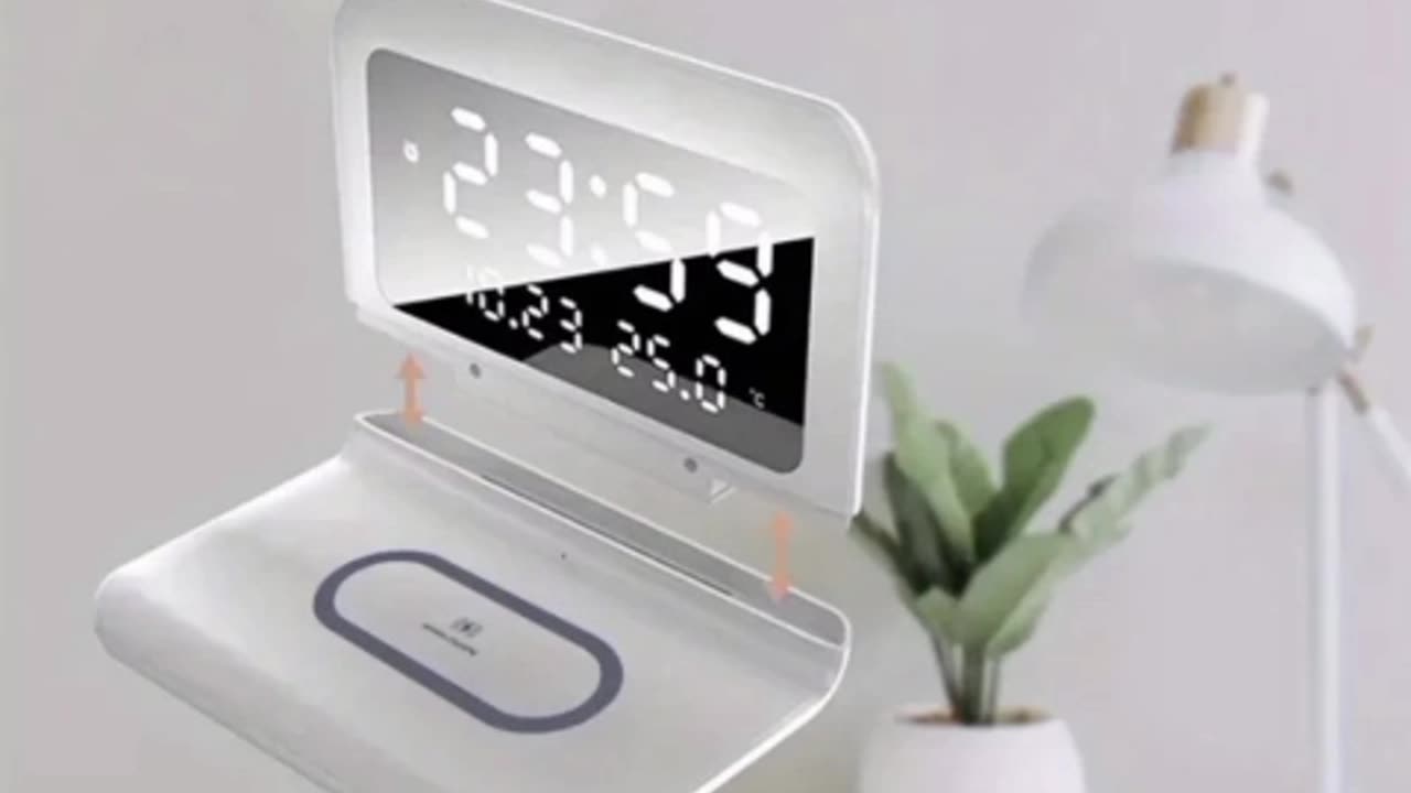 6-in-1 Wireless Charger Review | Fast Charging Station with Alarm Clock, Night Light & More!