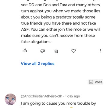 Proof of Zexyos freinds admitting to fabricating evidence