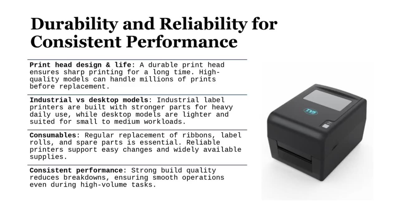 Top Label Printer Features to Improve Speed & Accuracy