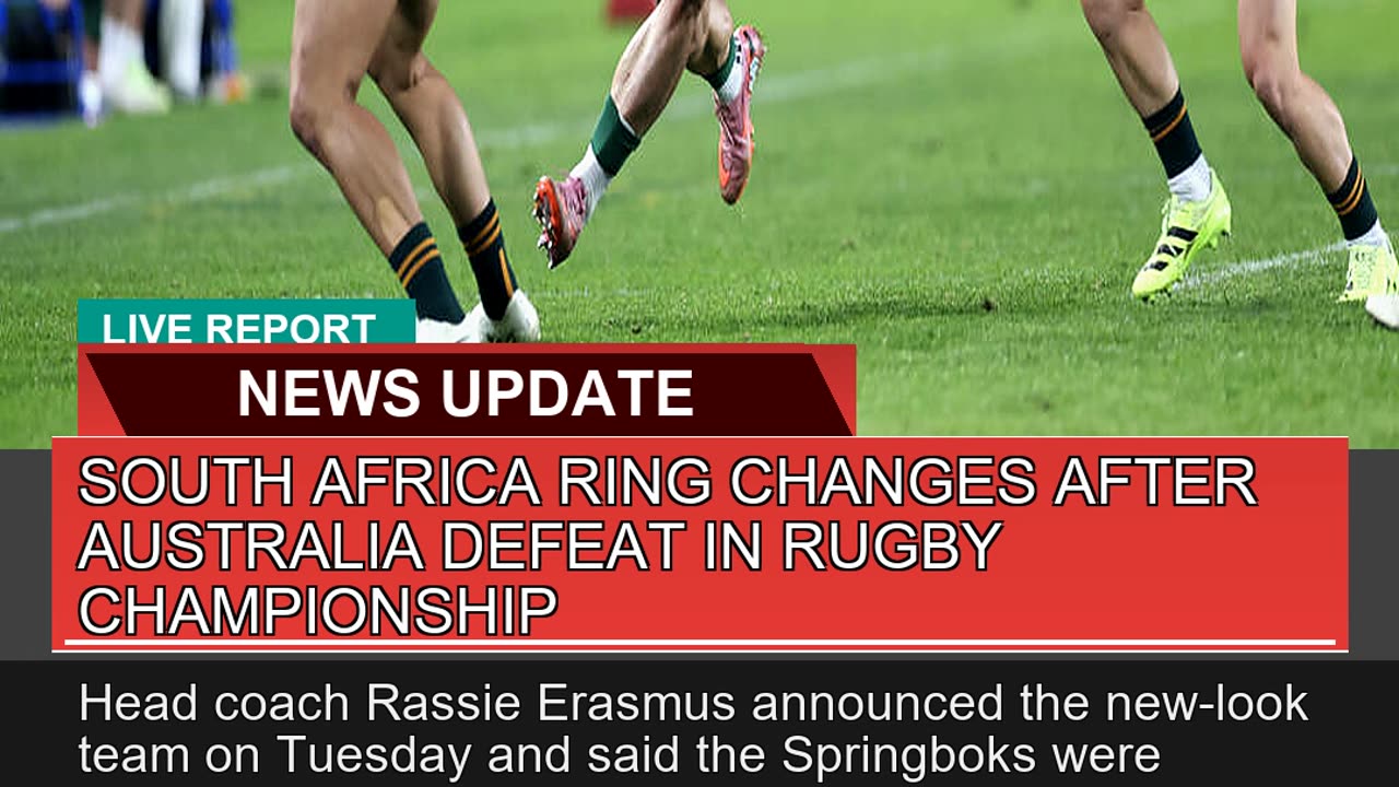 South Africa Ring Changes After Australia Defeat I