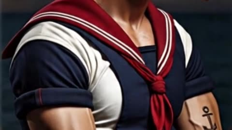 Cristiano Ronaldo is Popeye Satire #cristianoronaldo #popeye #satire #humor #playerfootball