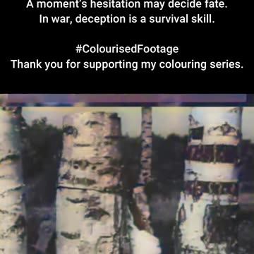 Misdirection Concealed Defenses 1942 #ColourisedHistory