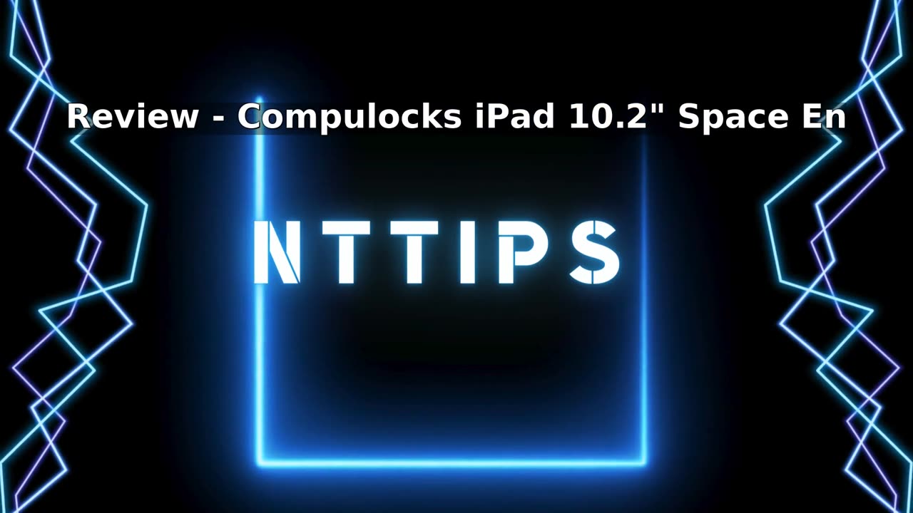 Compulocks iPad 10.2" Space Enclosure - AV Conference Room Capsule - Black Secur