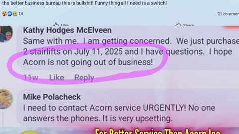 Stuck on the Stairlift? Acorn Won’t Honor Prepaid Warranty—Here’s Who Will