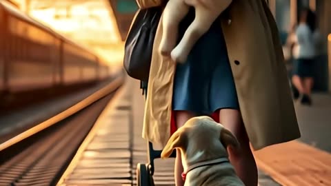 Hero dog saved baby