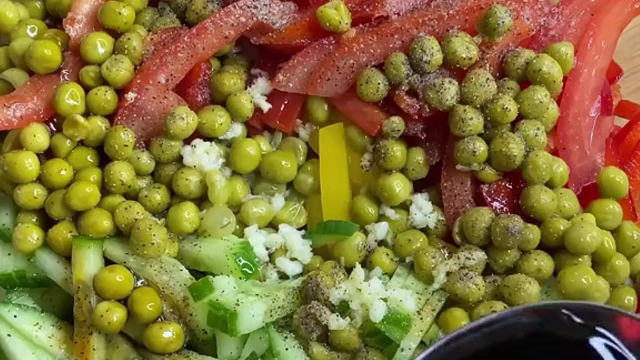 Beef salad.
