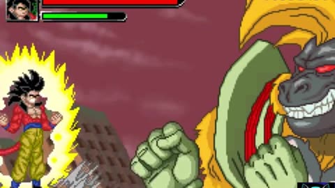 Dragon Ball GT Transformations: SSJ4 Goku vs Baby | (Gameboy Advance Gameplay)