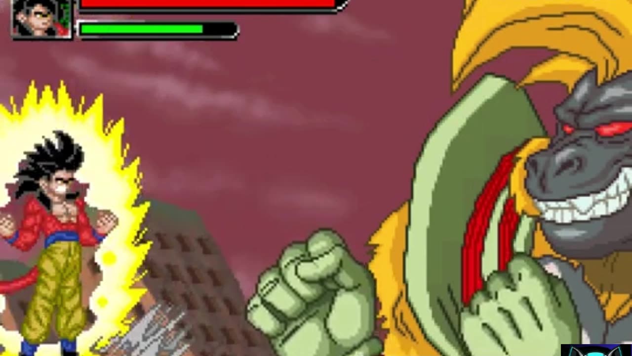 Dragon Ball GT Transformations: SSJ4 Goku vs Baby | (Gameboy Advance Gameplay)