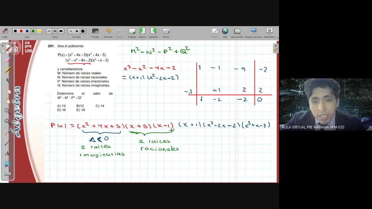 CEPRE UNI 2022 - 1 | Semana 10 | Álgebra S2