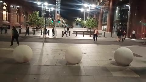 Black glove left near bollard in Martin Place. Hidden hand symbolism aimed at myself?