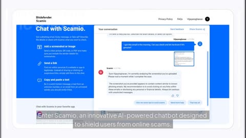 How Bitdefender & CometChat Power Scamio: The AI Bot That Fights Scams