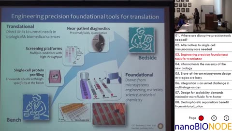 Microfluidic Design Enables Single-cell and Sub-cellular Protein Measurement: 2015 BioNanotechnology Summer Institute