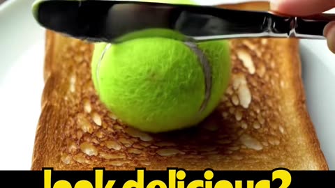 Spreading Sports Balls Like Butter on Toast 🎾🏀⛳️ Why Does This Look So Delicious?!