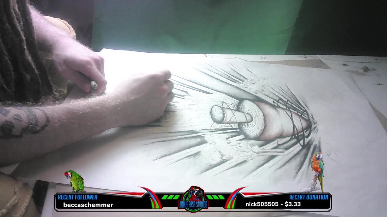 Oil Painting with Subliminal Therapy!