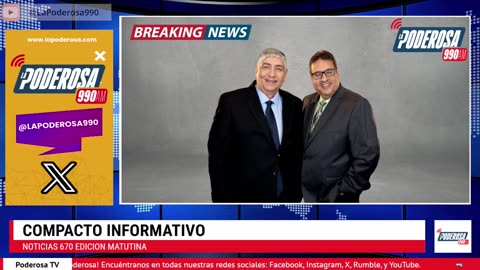 🔥 ¡Lo Último en Noticias, Deportes y Entretenimiento EN VIVO! Únete a La Nueva Poderosa 670 AM 🔥