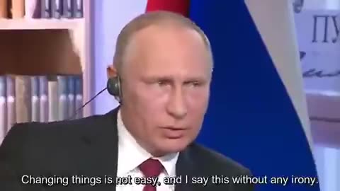 Putin: the real power in the US doesn’t rest with president but with the dark suited men who work in the shadows