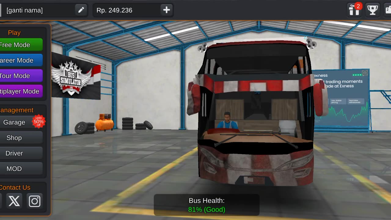 Extreme Bus Driving Challenge in BUSSID