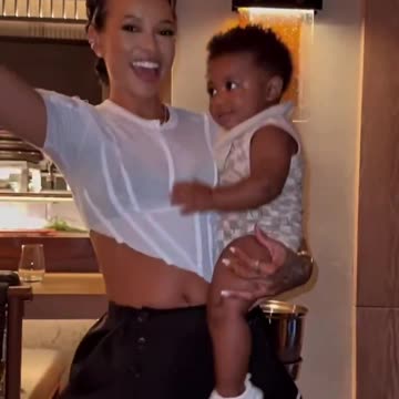 Deion Sanders’ Girlfriend Karrueche Tran Makes His Grandson Laugh