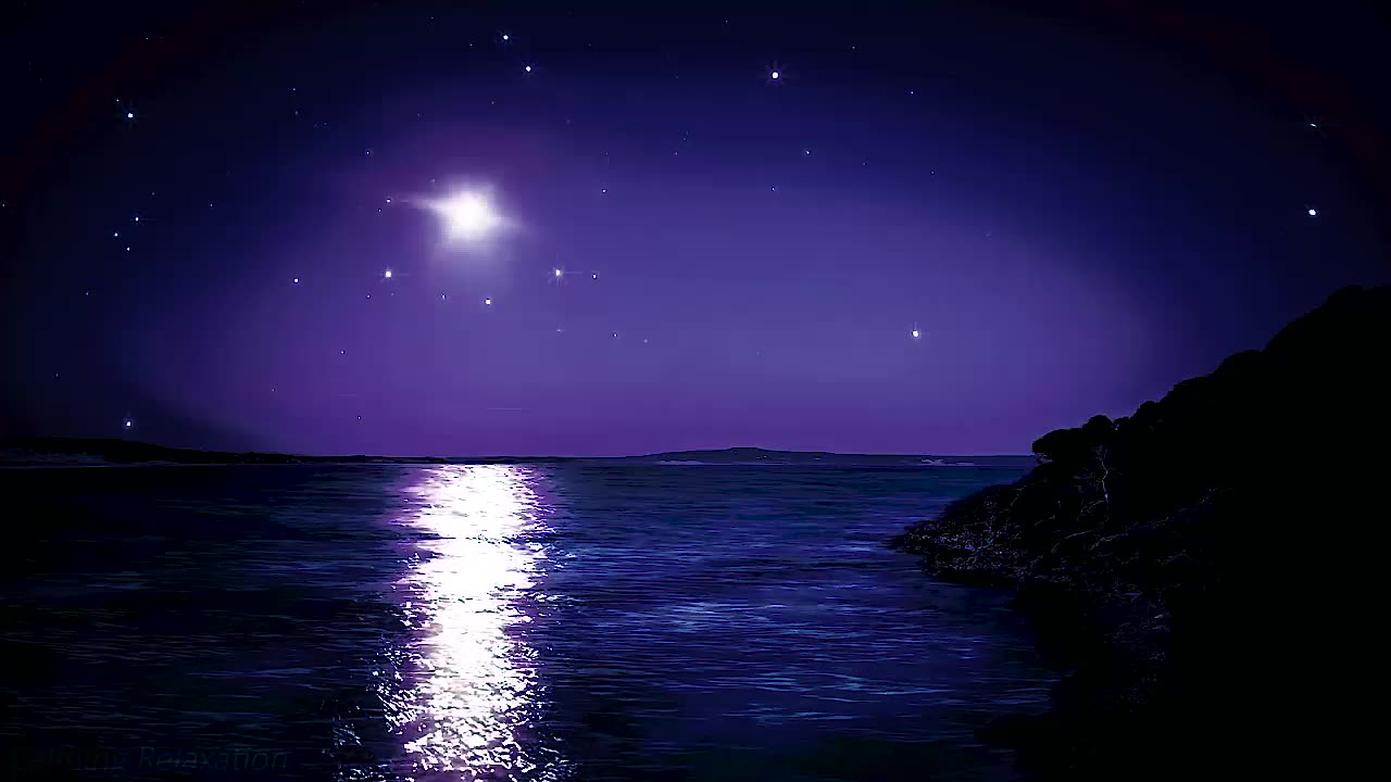 Immerse yourself in the Embrace of the Night - Music that Relaxes and Puts You to Sleep