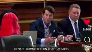 WHOA! Alex Stein on TX Senate floor says TRANSGENDERS should be allowed in military