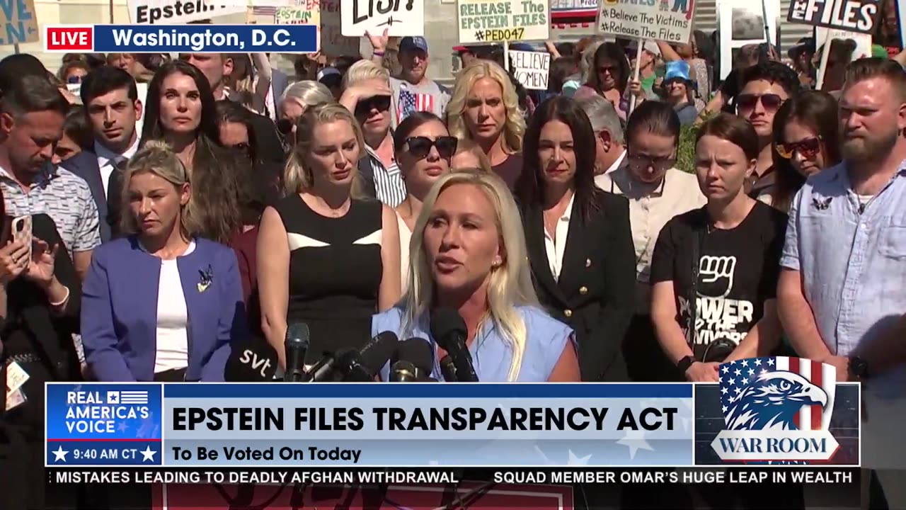 REP. MTG SPEAKS ON BEHALF OF EPSTEIN SURVIVORS