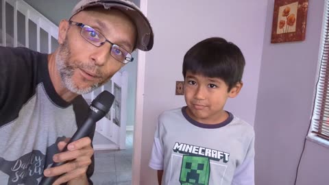 LibertyDad & Son Do Some Gardening