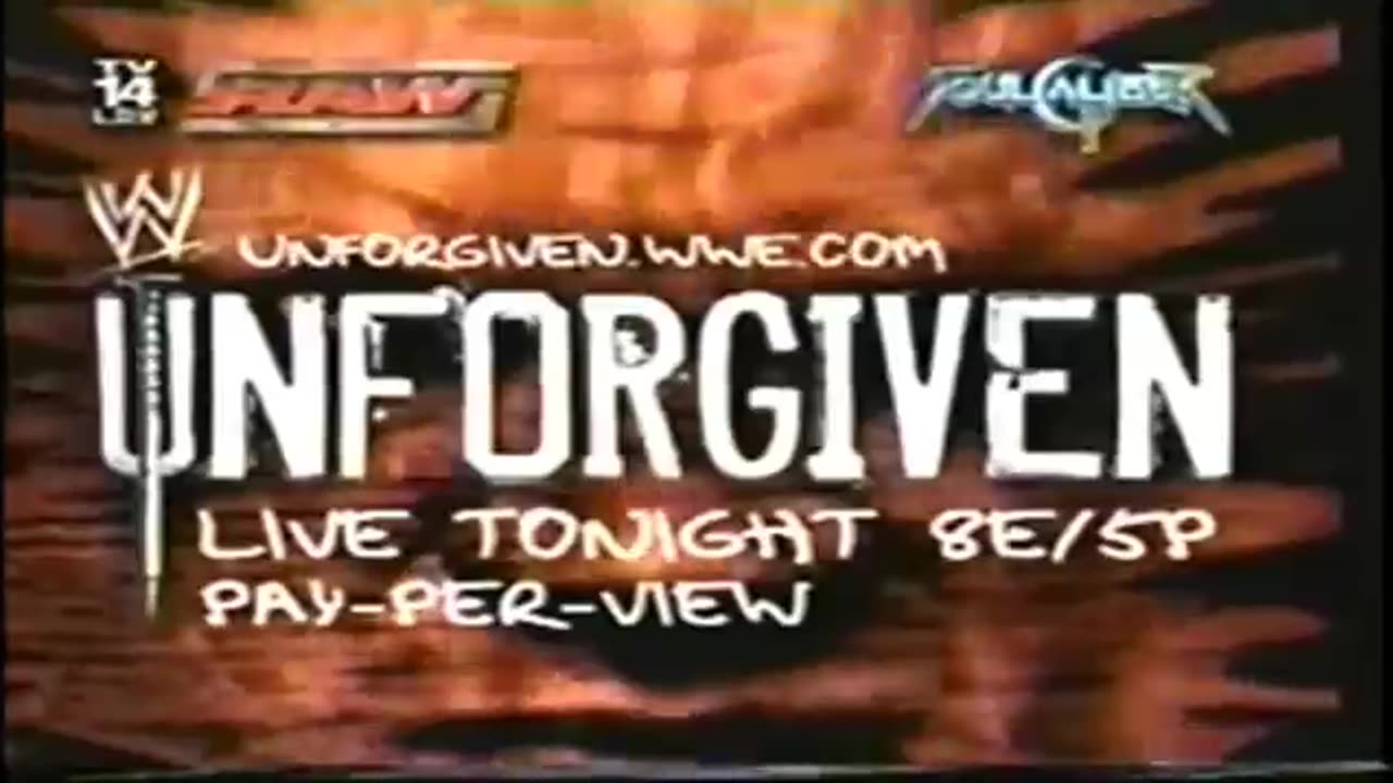 WWE Unforgiven 2003 TV Commercial 2