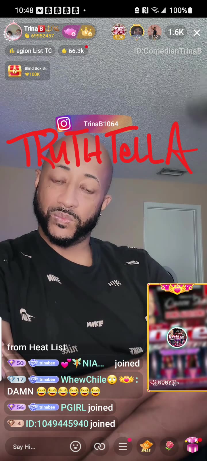 NONY JOINS TRINA B ADDRESSING SMOOTH OPERATOR ALLEGATIONS SHE TOLD HIM TO TAKE PICTURES