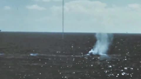 Mark 108 launcher anti-submarine rocket launcher mounted on destroyer USS Robert A. Owens