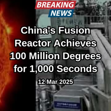 China’s ‘Artificial Sun’ Breakthrough