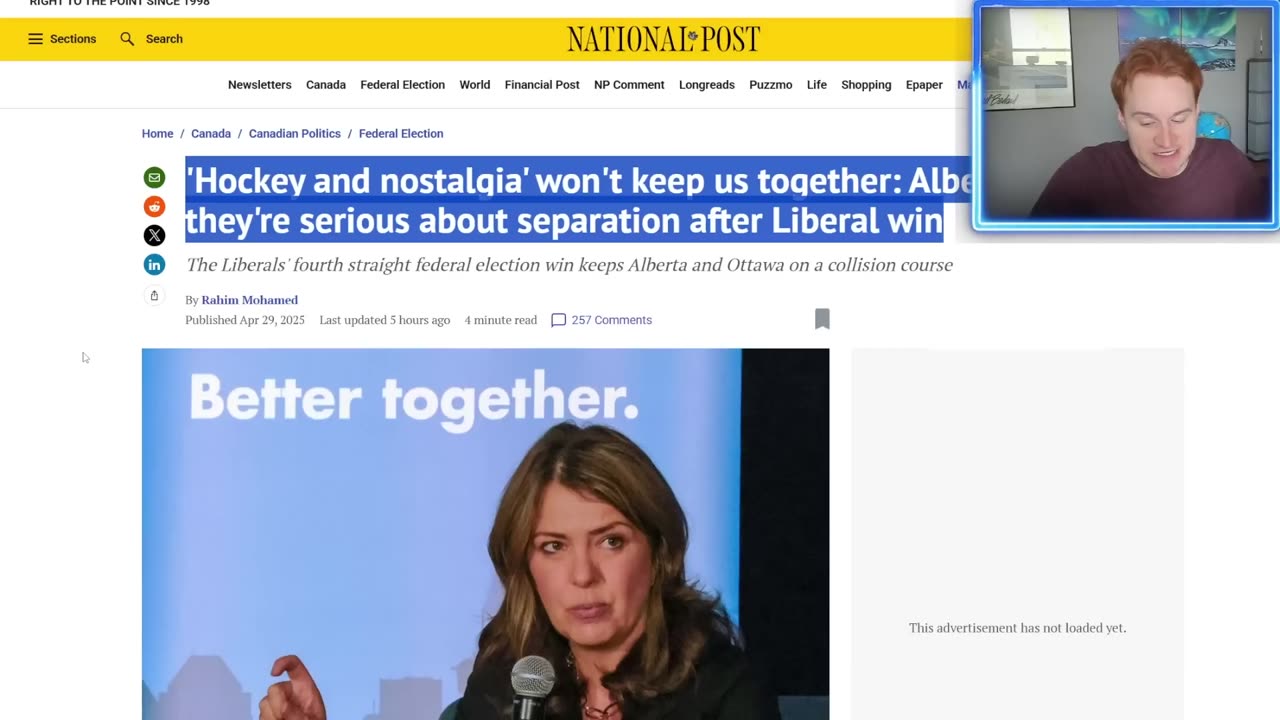 [2025-04-29] Alberta *SECESSION* Imminent after Carney Liberal Victory?