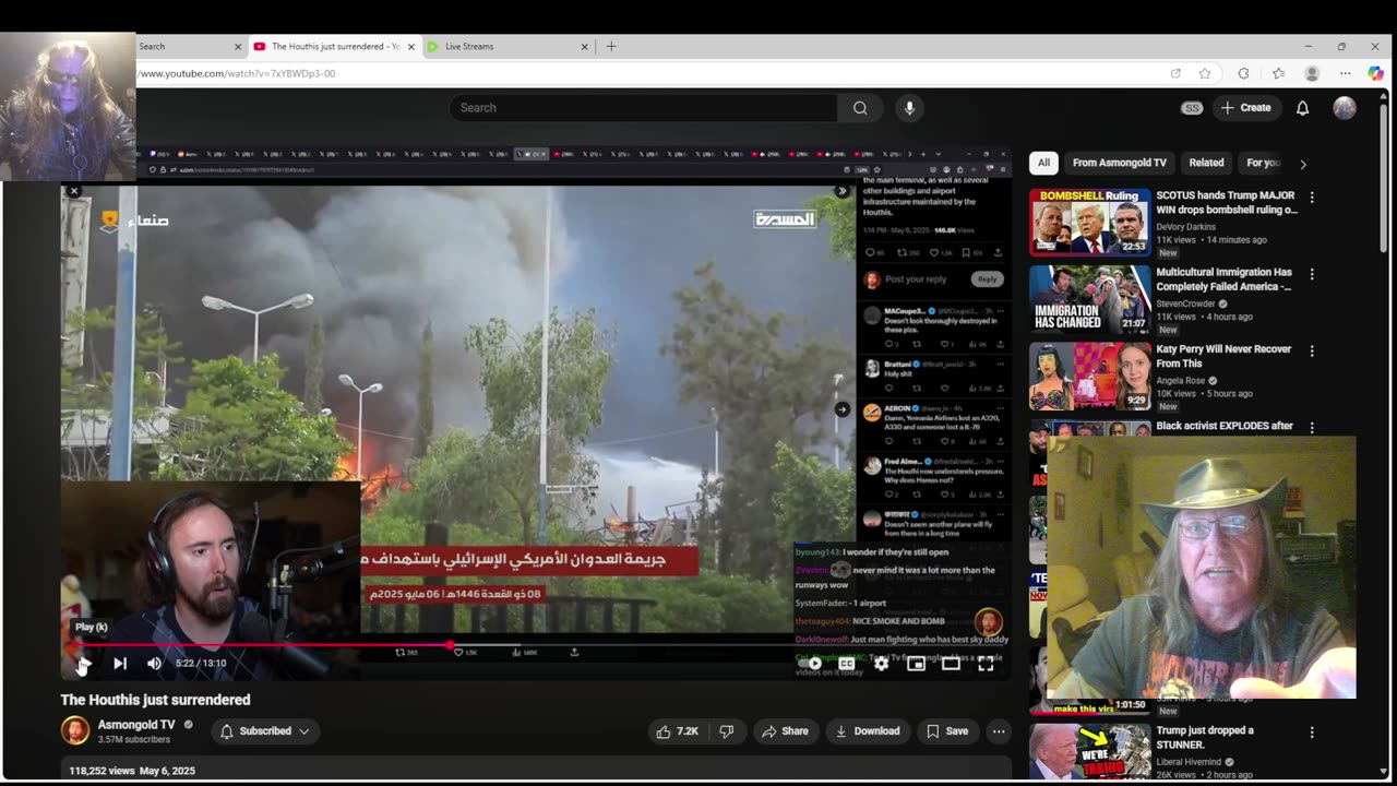 The Houthis just surrendered by AsmonGlod, I respond, and schools help pedos!!!!