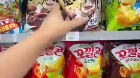 Viral: Korean convenience store ASMR! #Foodie #Shorts #Korea #Ramen #Eating #Kor