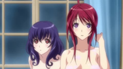 Anime The Qwaser of Stigmata-when a boy walk in on girls