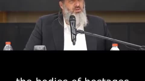 JEWBAG DEMON ((( RABBI ))) SAYS All of Gaza and every child in Gaza should starve to death