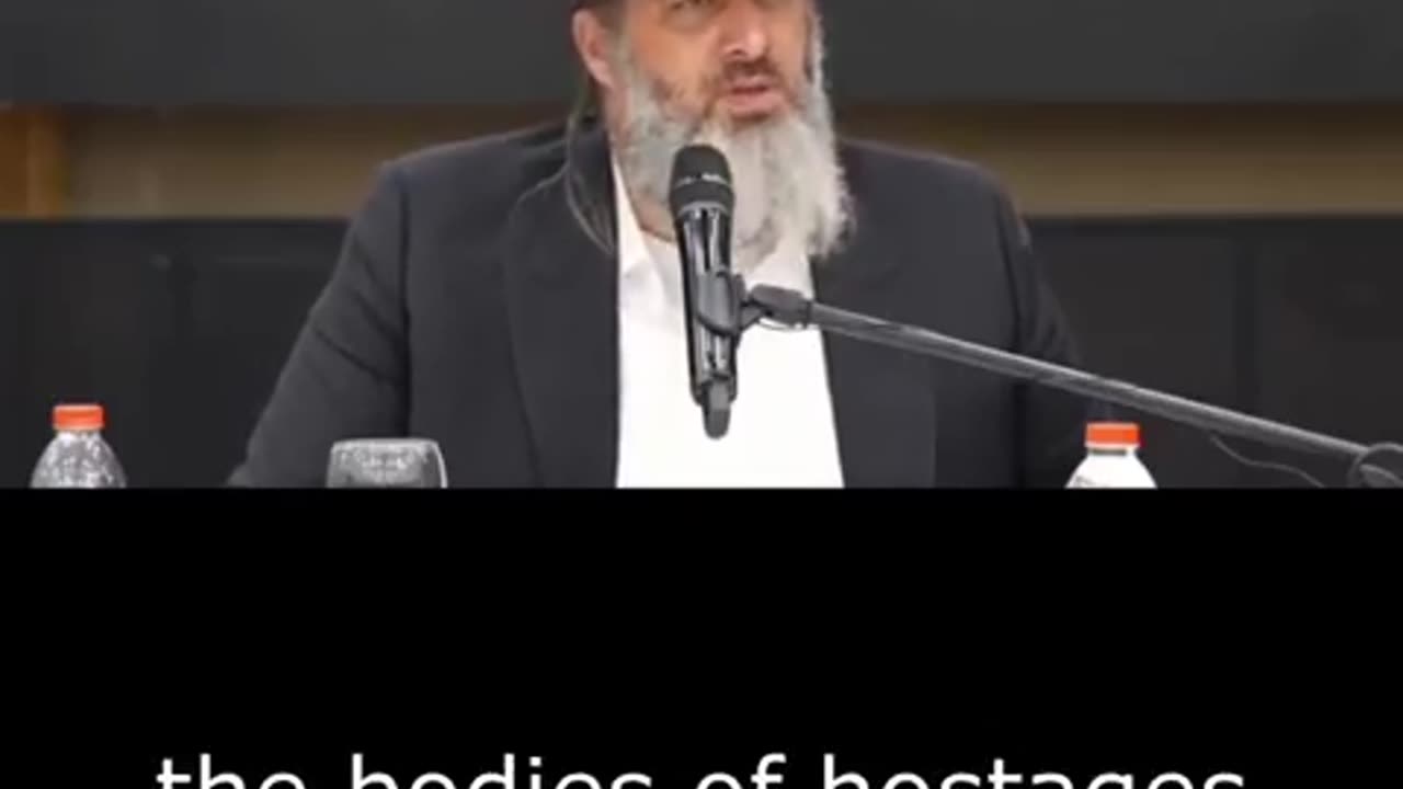 JEWBAG DEMON ((( RABBI ))) SAYS All of Gaza and every child in Gaza should starve to death