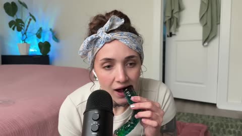 ASMR SUCKING GIANT GUMMY WORM
