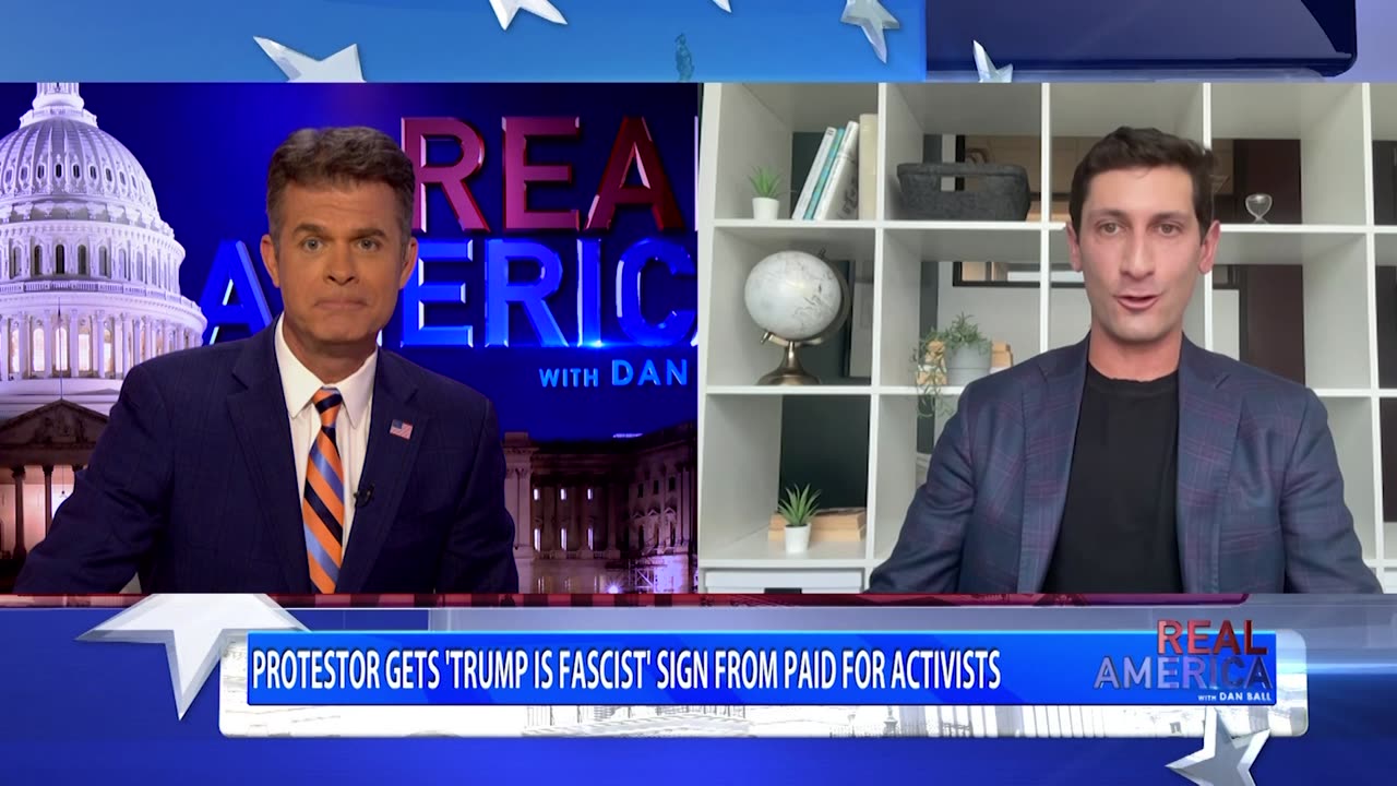 REAL AMERICA -- Dan Ball W/ Adam Swart, Anti-Trump Protests Happen Over The Weekend, 4/21/25