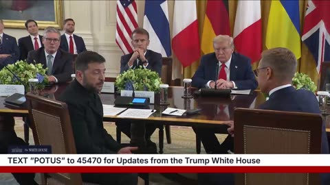 💥 POTUS Participates in a Multilateral Meeting with European Leaders