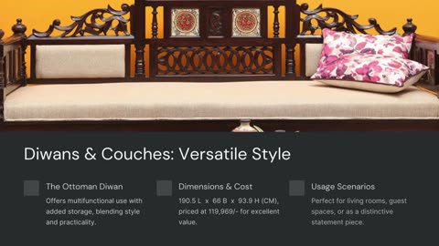Handcrafted Teak Wood Sofas & Loungers - Luxury Seating by Aakriti Art Creations