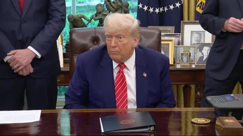 President Donald Trump announces trade deal with UK - May 8, 2025
