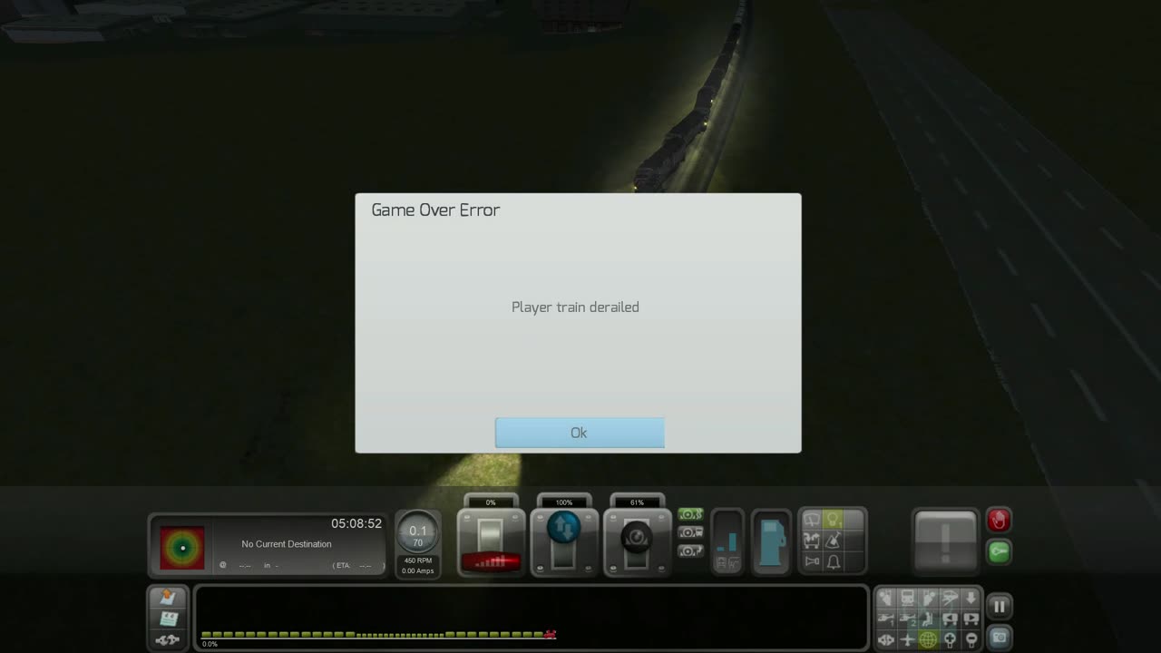Train Simulator Classic: Behind the Scenes Blooper, Reno Departure