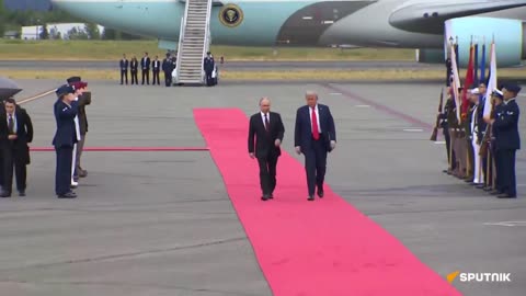 President Putin Arrives For Alaska Summit