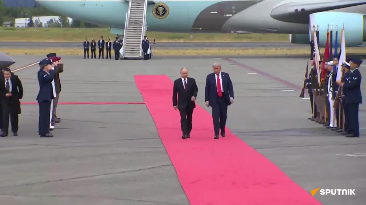 President Putin Arrives For Alaska Summit