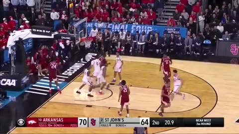 😱 Clutch Fouls & a WILD Finish! Arkansas vs St. John’s 🏀🔥