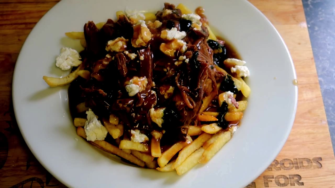 British Poutine?! | Leftover Roast Lamb Fries With Rich Gravy & Cheese